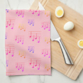 Leuke en Fancy Ukulele Tuning Song Muziek Note Theedoek (Quarter Fold)