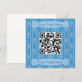 Leuke en Fantasievolle Cross QR Code Kaart (Voorkant / Achterkant)
