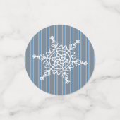 Leuke en Fantasievolle Sneeuwvlok Confetti (Kleine voorkant)