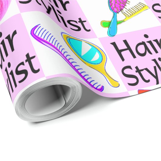 LEUKE EN FANTASTISCHE HAARSTYLIST CADEAUPAPIER (Rol Hoek)