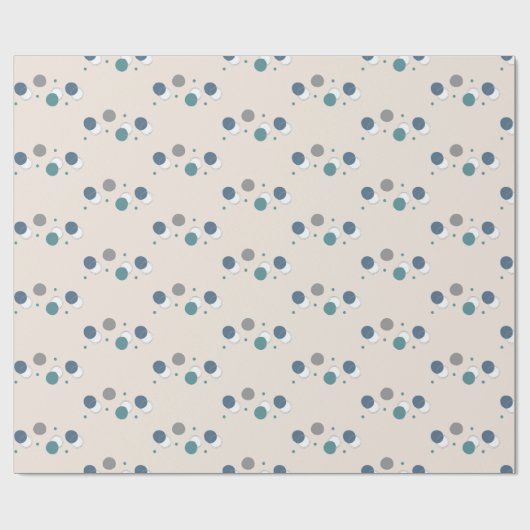 Leuke en feestelijke Stippen Wrapping Paper Cadeaupapier (Vlak)