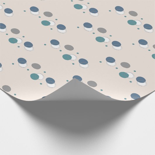 Leuke en feestelijke Stippen Wrapping Paper Cadeaupapier (Hoek)