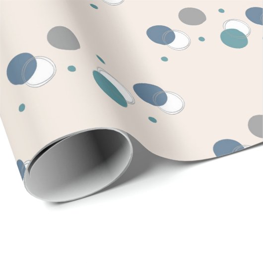 Leuke en feestelijke Stippen Wrapping Paper Cadeaupapier (Rol Hoek)