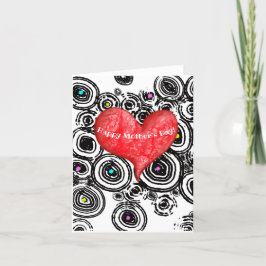 Leuke en funky Moederdag Kaart