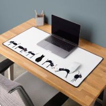 Leuke en Gekke Cat Desk Mat Desk Mat