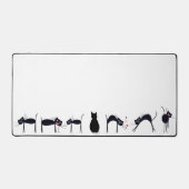 Leuke en Gekke Cat Desk Mat Desk Mat (Voorkant)