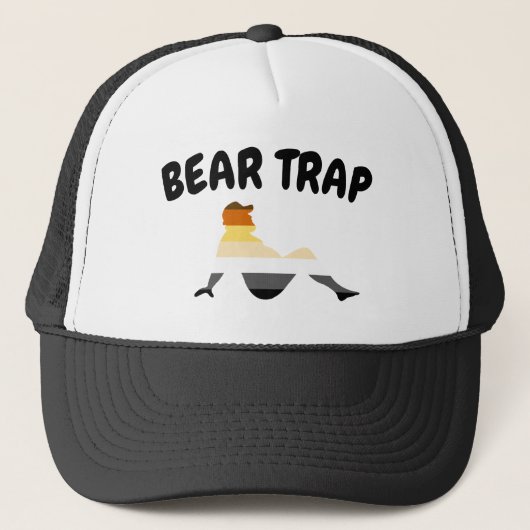 Leuke en Grappige Beer Trots Beer Val T-Shirt Trucker Pet (Voorkant)