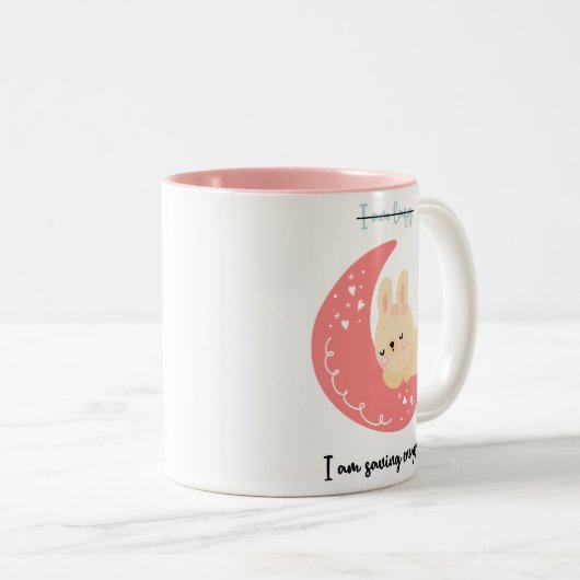 Leuke en grappige mok | Ik bespaar energie! (Voorkant rechts)