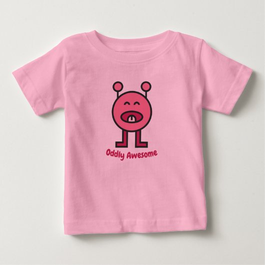 leuke en grappige monster cartoon kinder T-shirt (Voorkant)