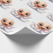 Leuke en grappige octopus cadeaupapier (Hoek)