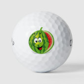 Leuke en grappige watermeloen golfballen (Voorkant)