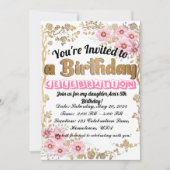 Leuke en grillige verjaardagsuitnodiging voor kind kaart (Voorkant)