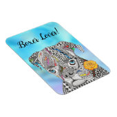 Leuke en kleurrijke Boxer Magnet 3 "x4" Magneet (Rechterzijde)