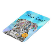 Leuke en kleurrijke Boxer Magnet 3 "x4" Magneet (Linkerzijde)