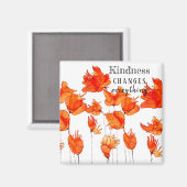 Leuke en kleurrijke California Poppies Magnet 2 "x (Voorkant / Achterkant)