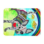 Leuke en kleurrijke Chihuahua magneet 3 "x4" (Horizontaal)