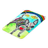 Leuke en kleurrijke Chihuahua magneet 3 "x4" (Linkerzijde)