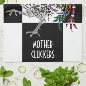 Leuke en kleurrijke Haan Keuken Handdoek (Gevouwen)