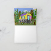 Leuke en kleurrijke Happy Campers Kaart (Binnen)