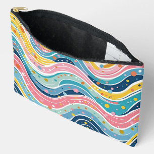 Leuke en kleurrijke Hippie Abstracte kunst Etui
