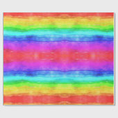 Leuke en kleurrijke regenboog Waterverf Cadeaupapier (Vlak)