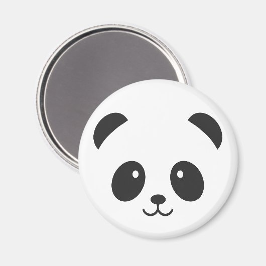 Leuke en knuffelige Panda Magnet (Voorkant / Achterkant)
