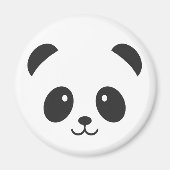 Leuke en knuffelige Panda Magnet (Voorkant)