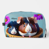 Leuke en leuke cavia's, gepersonaliseerde kinderen toilettasje (Voorkant)
