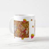 Leuke en Leuke Kat Mok voor Herfst "Spring in Herf (Voorkant links)