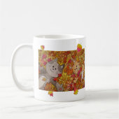 Leuke en Leuke Kat Mok voor Herfst "Spring in Herf (Links)
