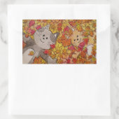 Leuke en leuke kat Stickers "Spring in Herfst" (Tas)