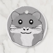 Leuke en luchtige hamster bedankjes labels (Achterkant)
