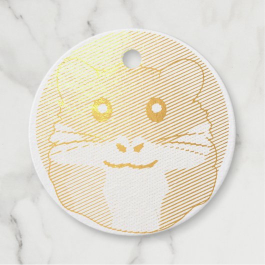 Leuke en luchtige hamster bedankjes labels (Voorkant)