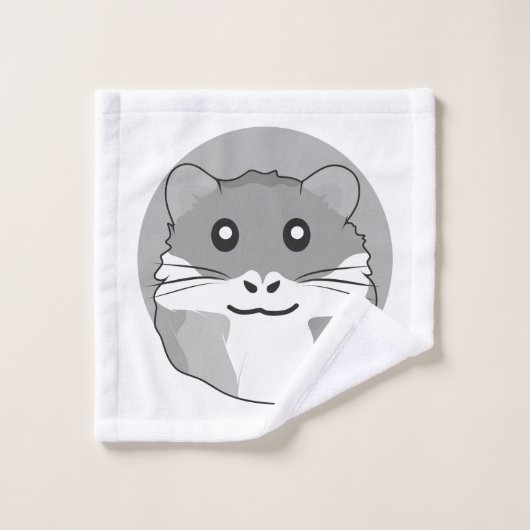 Leuke en luchtige hamster washandje (Wasdoekje)