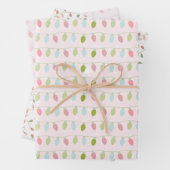 Leuke en moderne kerstverlichting Kerst Inpakpapier Vel (In situ)