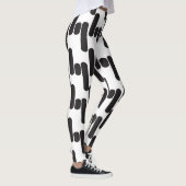 Leuke en moderne zwart-witte leggins leggings (Rechts)