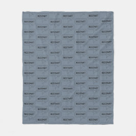 Leuke en mooie aanpasbare herstart fleece deken