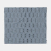 Leuke en mooie aanpasbare herstart fleece deken (Voorkant (Horizontaal))