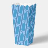 Leuke en mooie blauwe strik Popcorn Bedankdoosjes (Achterkant)
