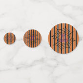 Leuke en mooie Halloween-spinnenwebben Confetti (Voorkanten)