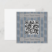 Leuke en mooie muzieknoten QR-code Kaart (Voorkant / Achterkant)