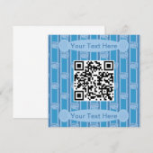 Leuke en mooie Royal Flush QR-code Kaart (Voorkant / Achterkant)