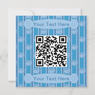 Leuke en mooie Royal Flush QR-code Kaart