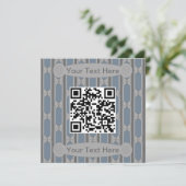 Leuke en mooie vlinder QR-code Kaart (Staand voorkant)
