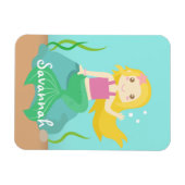 Leuke en mooie zeemeermin voor onder het Zee Magneet (Horizontaal)