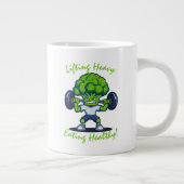 Leuke en Motivatie Fitness Mok - Sterke Broccoli (Rechts)