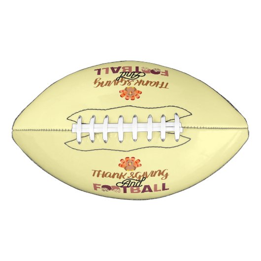 Leuke en opvallende Thanksgiving-design voetbal American Football (Voorkant)