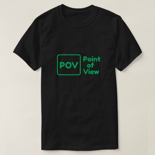 Leuke en pakkende "Point of Uitzicht" Trendy T-shirt (Design voorkant)