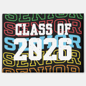 Leuke en pakkende "Senior Class Of 2026" magneet (Voorkant)