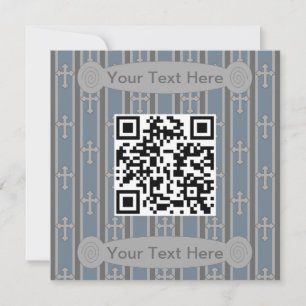 Leuke en Prachtige Cross QR Code Kaart